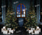 Kate Cadeaux Nuit Fenêtre Noël Bleu Toile de fond Conçu par Chain Photographie - Kate Backdrop FR