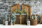 Kate Porte Grange Bois Sapin de Noël Toile de fond conçue par Emetselch - Kate Backdrop FR