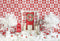 Kate Motif carré Hiver Neige Noël Rouge Toile de fond conçu par Emetselch - Kate Backdrop FR