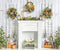 Kate Cheminée Blanc Noël Mur en bois Toile de fond conçue par Emetselch - Kate Backdrop FR