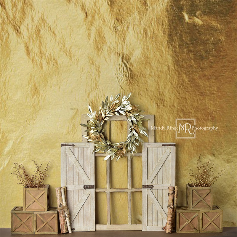 Kate Automne Doré Simple Porte Toile de fond conçue par Mandy Ringe - Kate Backdrop FR