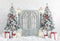 Kate Arbres Neige Noël Lampadaire Toile de fond conçue par Uta Mueller Photographie - Kate Backdrop FR