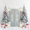 Kate Arbres Neige Noël Lampadaire Toile de fond conçue par Uta Mueller Photographie - Kate Backdrop FR