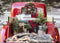 Kate Noël Rouge Camion Neige Hiver Toile de Fond conçue par Mandy Ringe - Kate Backdrop FR