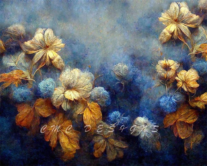 Kate Toile de fond des beaux-arts floraux d'automne conçu par Candice Compton