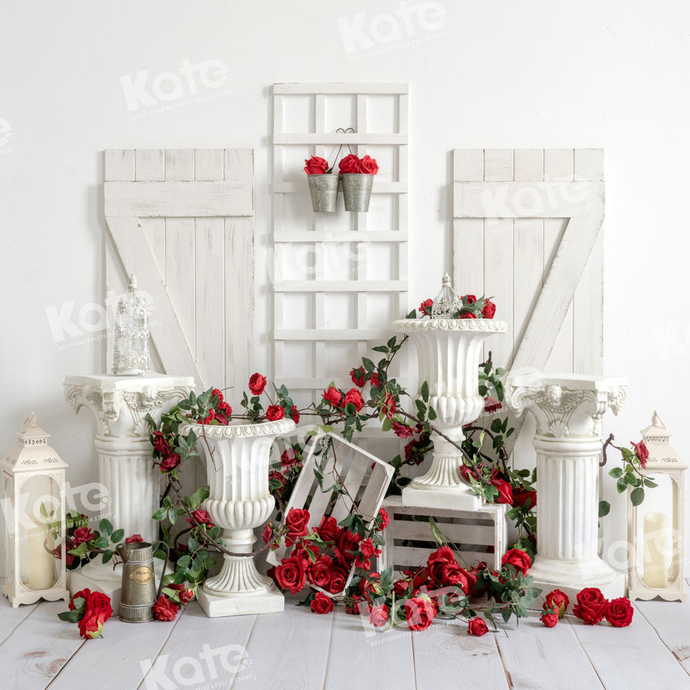 Kate Toile de fond vintage rose rétro de la Saint-Valentin conçu par Emetselch - Kate Backdrop FR