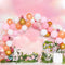 Kate Ballons Pâques Fleurs Rose Lapin Toile de fond pour la photographie - Kate Backdrop FR