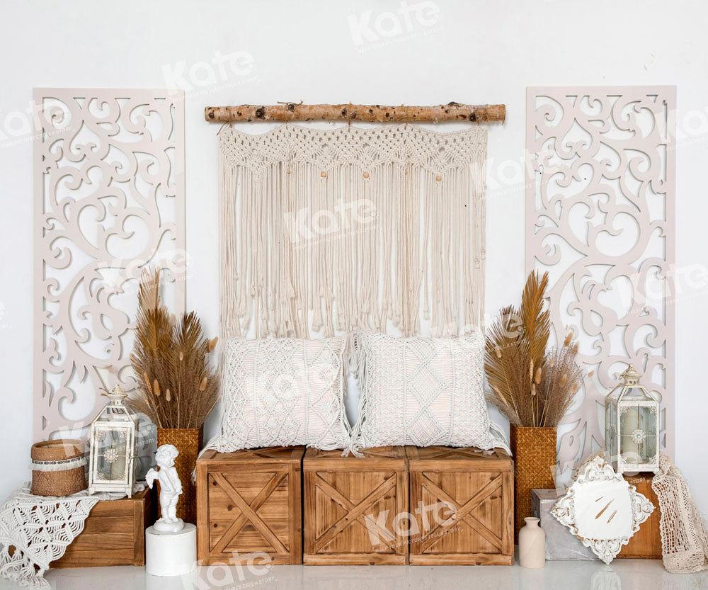 Kate Boho Tapisserie Confortable Famille Toile de fond conçu par Emetselch - Kate Backdrop FR