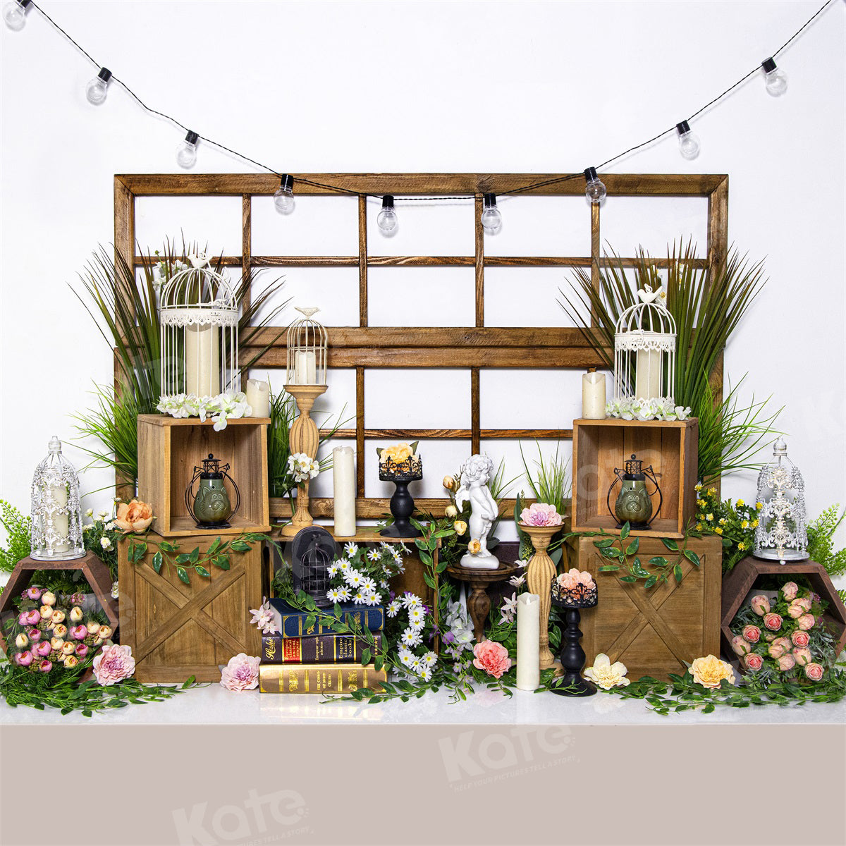 Kate Floral Jardin Printemps Toile de fond pour la photographie