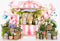 Kate Aquarelle Fleurs Printemps Rose Toile de fond pour la photographie - Kate Backdrop FR