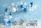 Kate Ballons Bleu Élégant Cake smash Toile de fond conçu par Emetselch - Kate Backdrop FR