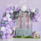 Kate Jardin Éden Ballons Violet Printemps Toile de fond conçu par Emetselch - Kate Backdrop FR