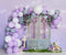 Kate Jardin Éden Ballons Violet Printemps Toile de fond conçu par Emetselch - Kate Backdrop FR