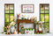 Kate Marché aux fleurs Lapin Pâques Fenêtre Toile de fond conçu par Emetselch - Kate Backdrop FR
