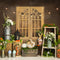 Kate Porte marron Lapin Pâques Carottes Toile de fond pour la photographie - Kate Backdrop FR