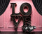 Kate Toile de fond de mur rose de lettres d'amour noir de la Saint-Valentin Conçu par Mini MakeBelieve - Kate Backdrop FR