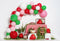 Kate Ballons aux fraises Cake Smash Toile de fond conçu par Emetselch - Kate Backdrop FR