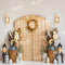 Kate Porte Beige Boho Chambre Toile de fond conçu par Emetselch - Kate Backdrop FR