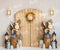 Kate Porte Beige Boho Chambre Toile de fond conçu par Emetselch - Kate Backdrop FR