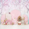 Kate Toile de fond bohème florale printanière Conçu par Ashley Paul - Kate Backdrop FR