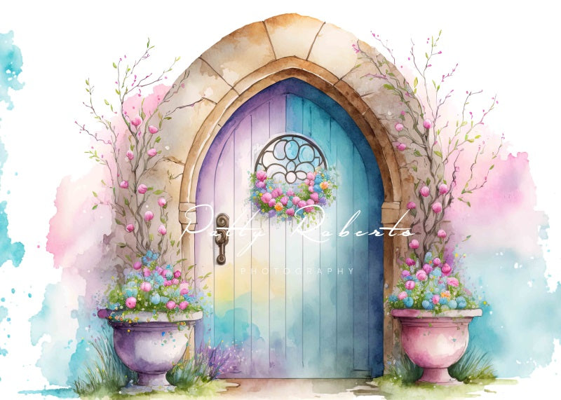 Kate Porte Enchantée Printemps Toile de fond Conçu par Patty Robert - Kate Backdrop FR