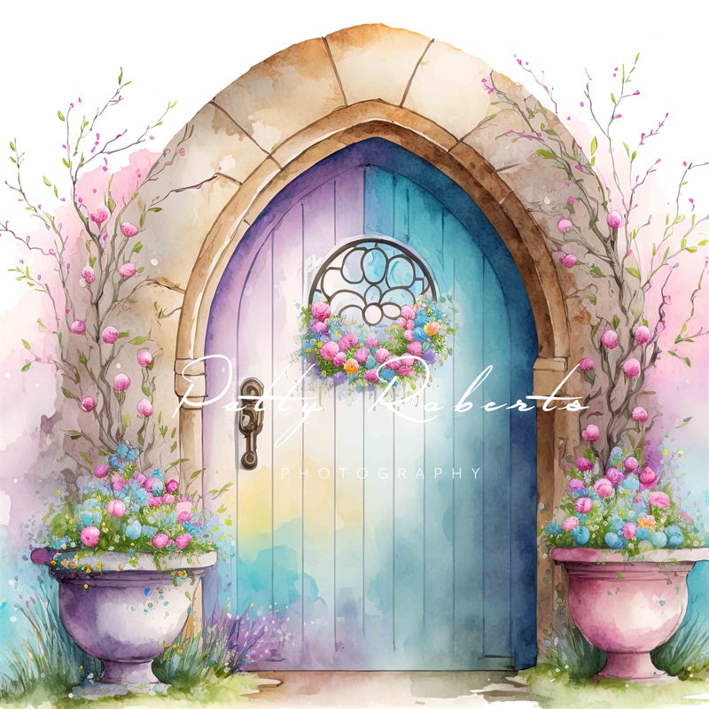Kate Porte Enchantée Printemps Toile de fond Conçu par Patty Robert - Kate Backdrop FR