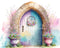 Kate Porte Enchantée Printemps Toile de fond Conçu par Patty Robert - Kate Backdrop FR