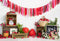 Kate Cake smash Fraises Été Rouge Toile de fond conçu par Emetselch - Kate Backdrop FR