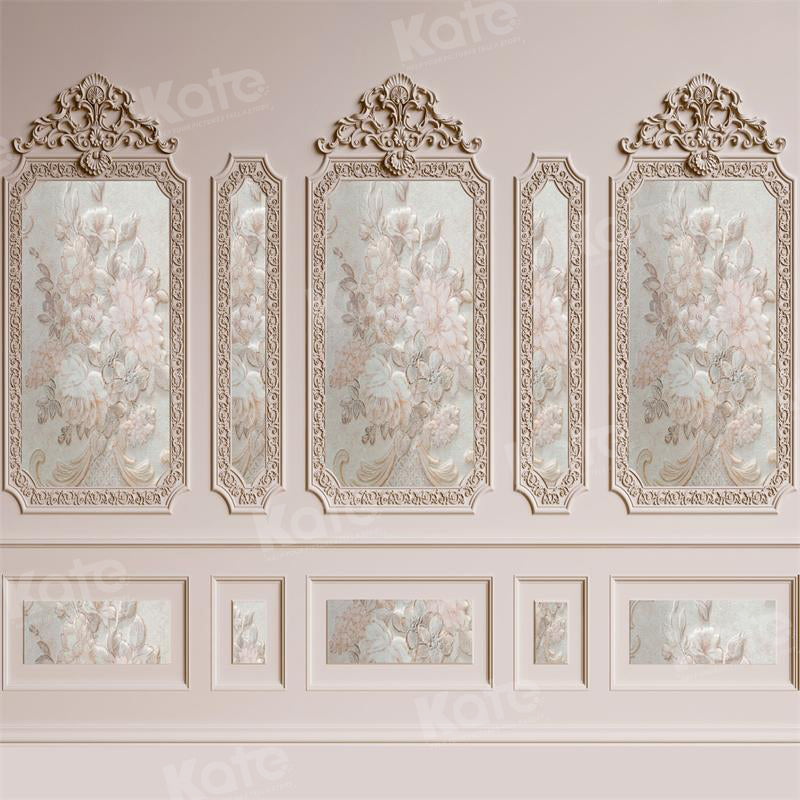 Kate Toile de fond murale florale vintage rose rétro pour la photographie - Kate Backdrop FR