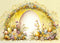 Kate Arche Oeufs Pâques Jaune Peinte à l'huile Toile de fond conçue par Patty Robert - Kate Backdrop FR