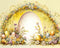 Kate Arche Oeufs Pâques Jaune Peinte à l'huile Toile de fond conçue par Patty Robert - Kate Backdrop FR
