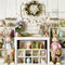 Kate Étagère de décorations Pâques Lapin Toile de fond conçue par Mandy Ringe - Kate Backdrop FR