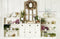 Kate Salle à manger Thé Printemps Vintage Toile de fond conçue par Mandy Ringe - Kate Backdrop FR