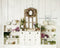 Kate Salle à manger Thé Printemps Vintage Toile de fond conçue par Mandy Ringe - Kate Backdrop FR