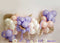 Kate Ballons Lavande Fleurs Toile de fond conçue par Megan Leigh - Kate Backdrop FR