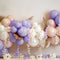 Kate Ballons Lavande Fleurs Toile de fond conçue par Megan Leigh - Kate Backdrop FR
