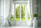 Kate Fenêtre Printemps Été Blanc Arbres Toile de fond Conçu par Chain Photographie - Kate Backdrop FR