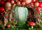 Kate Champignon Forêt Ballons Rouge Toile de fond conçue par Mini MakeBelieve - Kate Backdrop FR