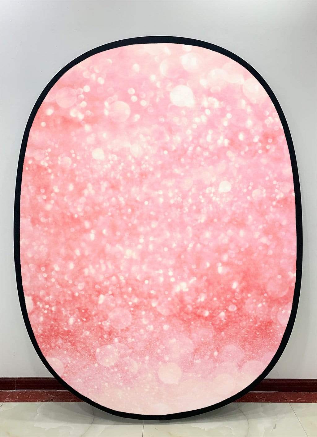 Katebackdrop£ºKate Pink Sequins Bokeh/ Blue Sequins Bokeh Collapsible Backdrop Photography 5X6.5ft(1.5x2m)
