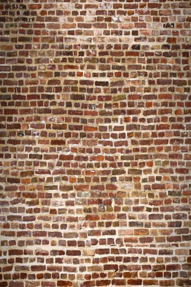 Kate Retro Style Brown Brick Wall Backdrops - Katebackdrop