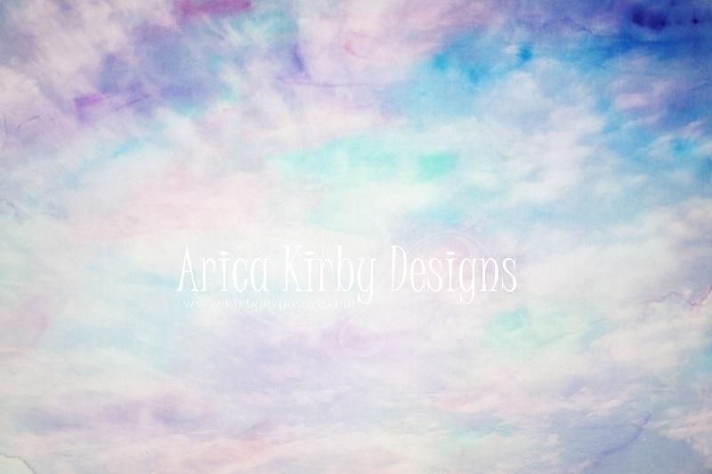 Kate Enfants Nuages de guimauve Toile de fond conçue par Arica Kirby - Kate Backdrop FR