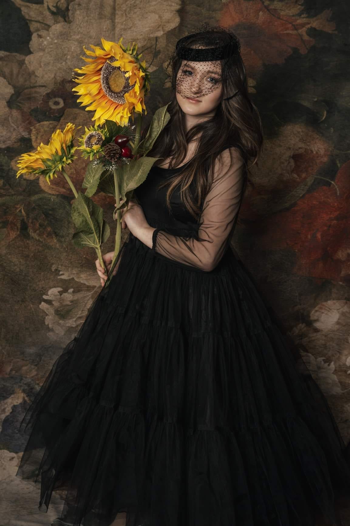 Kate Beaux-Arts Fleurs Rétro Toile de fond pour la photographie