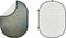 Kate Double-face Abstrait Bleu Gris/Mur de briques Blanc Toile de fond Pliable 5x6.5pi(1.5x2m) - Kate Backdrop FR