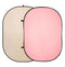 Kate Double-face Abstrait Crème/Rose Photographie Toile de fond Pliable 5x6.5pi(1.5x2m) - Kate Backdrop FR
