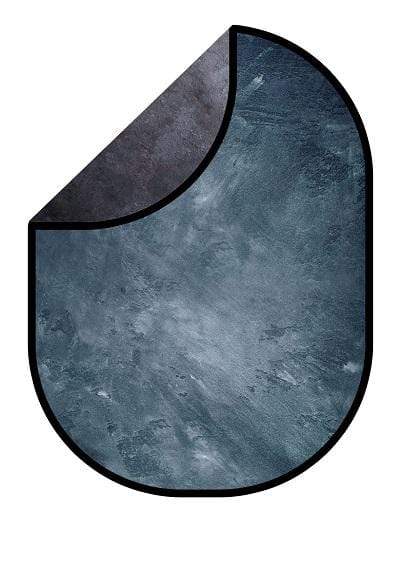 Katebackdrop£ºKate Rust Abstract Texture/Abstract Grey Blue Texture Collapsible Backdrop Photography 5X6.5ft(1.5x2m)