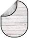Katebackdrop£ºKate Retro Style White Wood/Grey Texture Collapsible Backdrop Photography 5X6.5ft(1.5x2m)