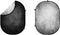Kate Double-face Abstrait Gris foncé/Gris clair Photographie Toile de fond Pliable 5x6.5pi(1.5x2m) - Kate Backdrop FR