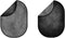 Kate Double-face Abstrait Noir/Gris foncé Photographie Toile de fond Pliable 5x6.5pi(1.5x2m) - Kate Backdrop FR