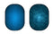 Kate Double-face Bleu clair/Abstrait Bleu Photographie Toile de fond Pliable 5x6.5pi(1.5x2m) - Kate Backdrop FR