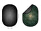 Kate Double-face Abstrait Vert foncé/Noir Photographie Toile de fond Pliable 5x6.5pi(1.5x2m) - Kate Backdrop FR